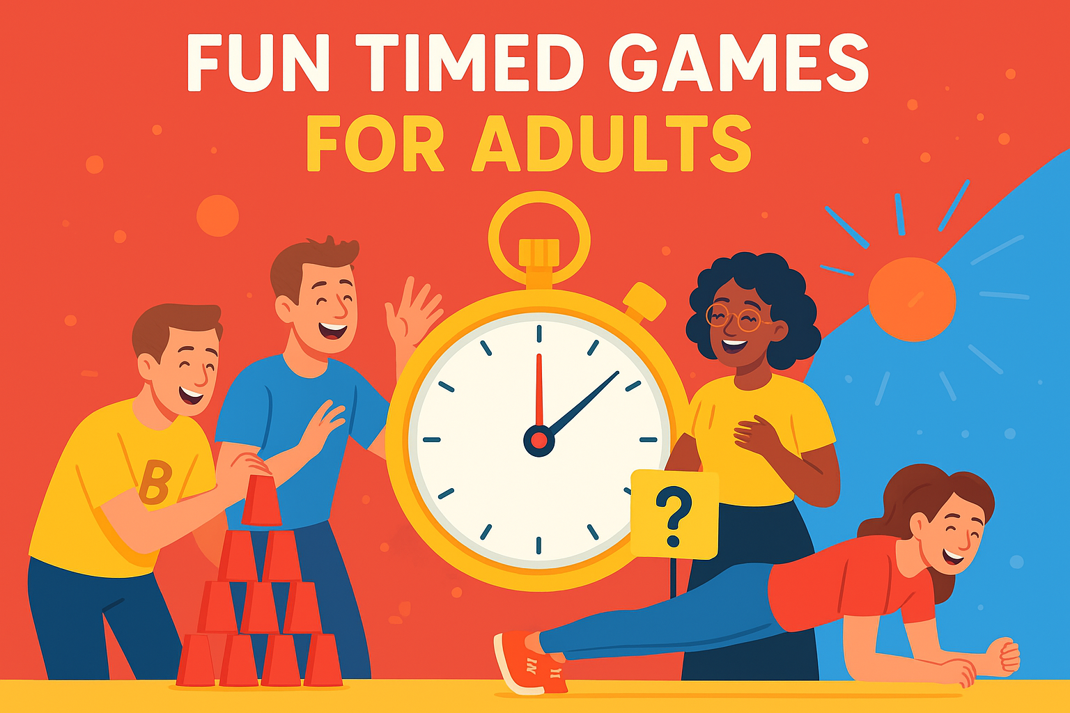 Fun Timed Games for Adults: Party, Office, and Team-Building Ideas